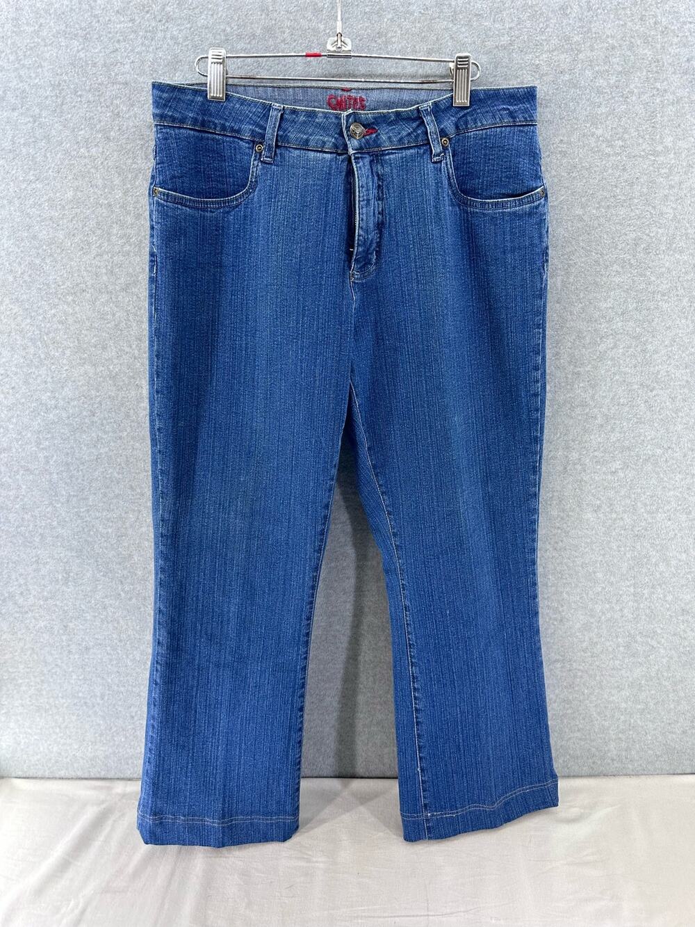 Dungarees Smith’s Women’s sz 12 Short 26” Inseam High Rise Jeans Stretchy Denim